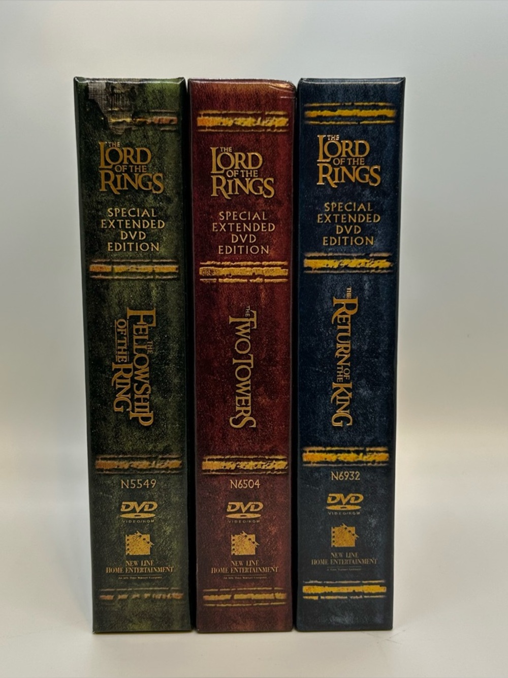DVD Lord of the Rings Special Extended Edition Trilogy w/ Maps